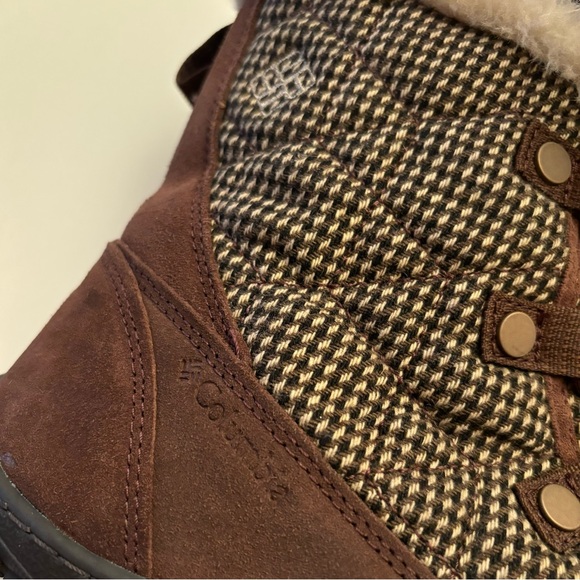 Columbia Warm Winter Boot Women’s Omni Grip heat 200Gr Thinsulate Size 8 Brown - Picture 5 of 9